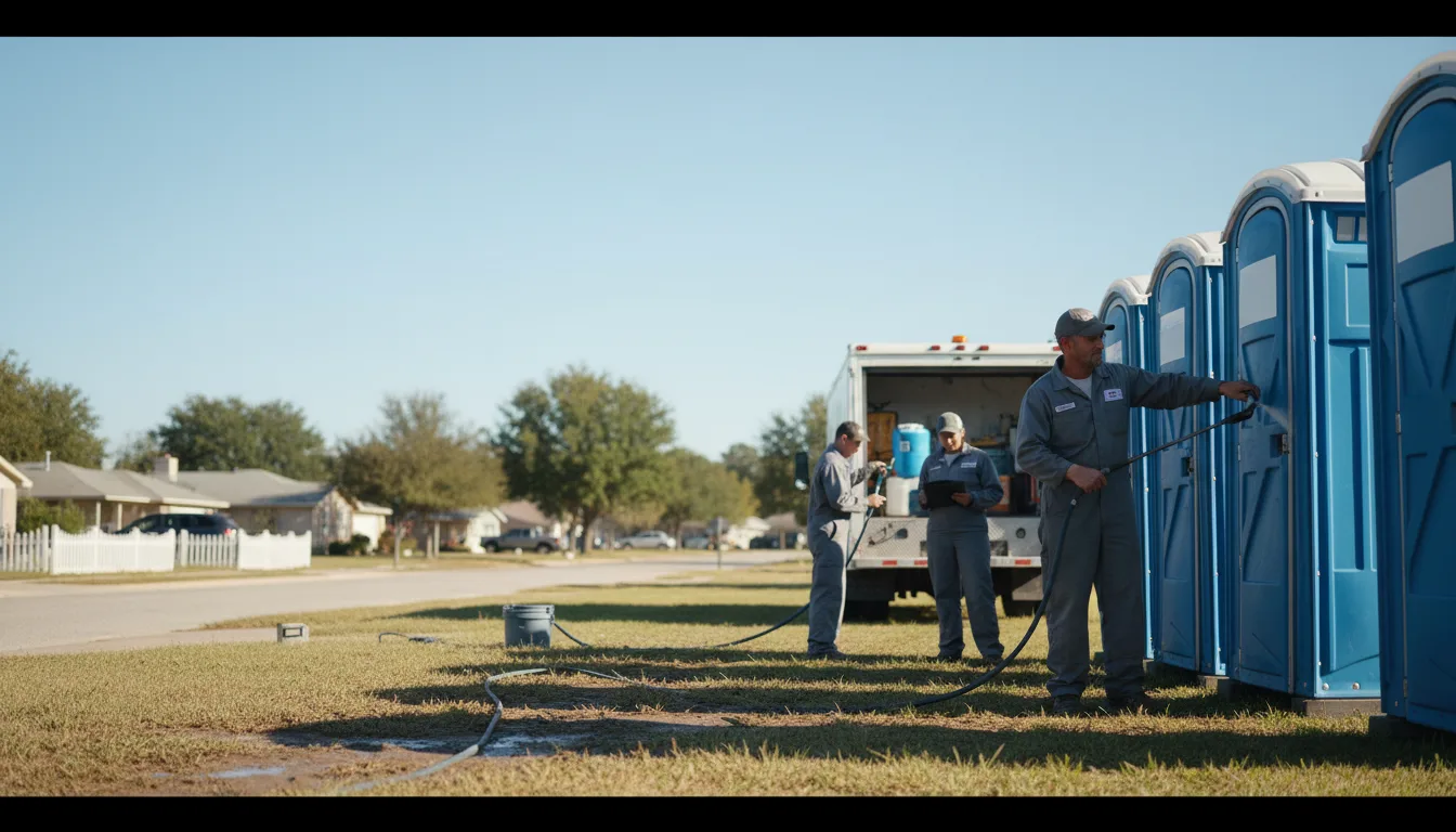 Long-Term Portable Toilet Rental in Rocksprings, TX near me